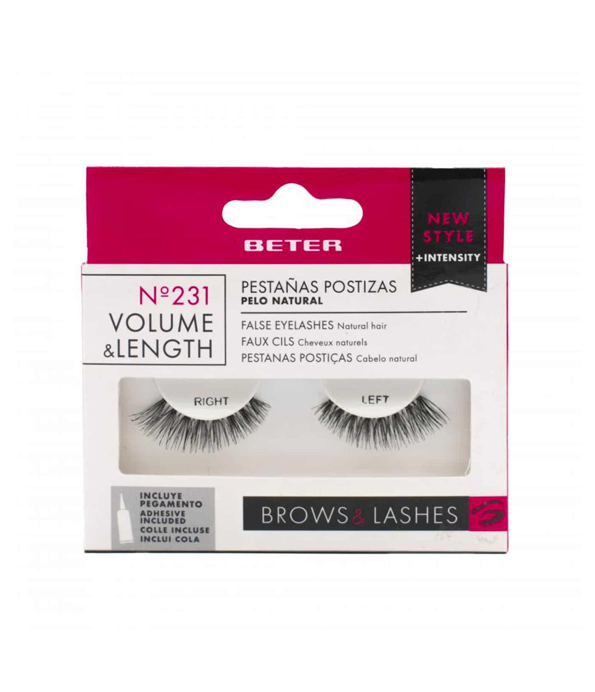 BETER | Pestañas Postizas Nº231 Volumen + Longitud - InternationalCosmetic