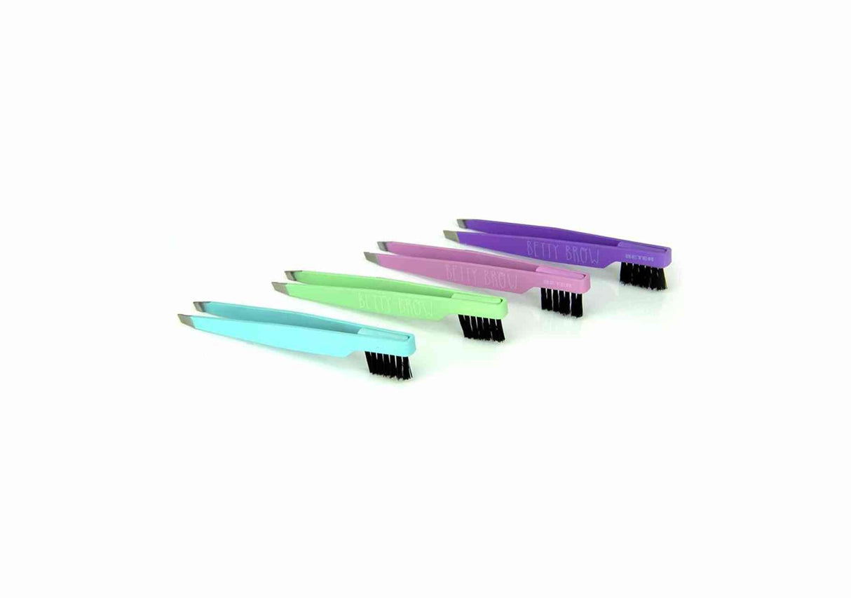 BETER | Pinza de Depilar con Cepillo Betty Brow - InternationalCosmetic