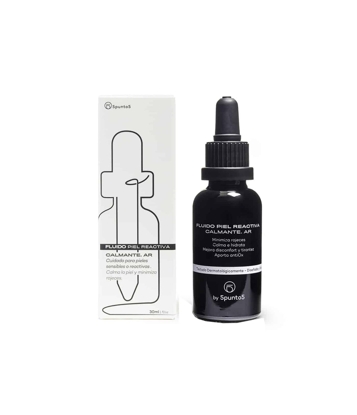5PUNTO5 | Fluido Piel Reactiva - 30ml - InternationalCosmetic