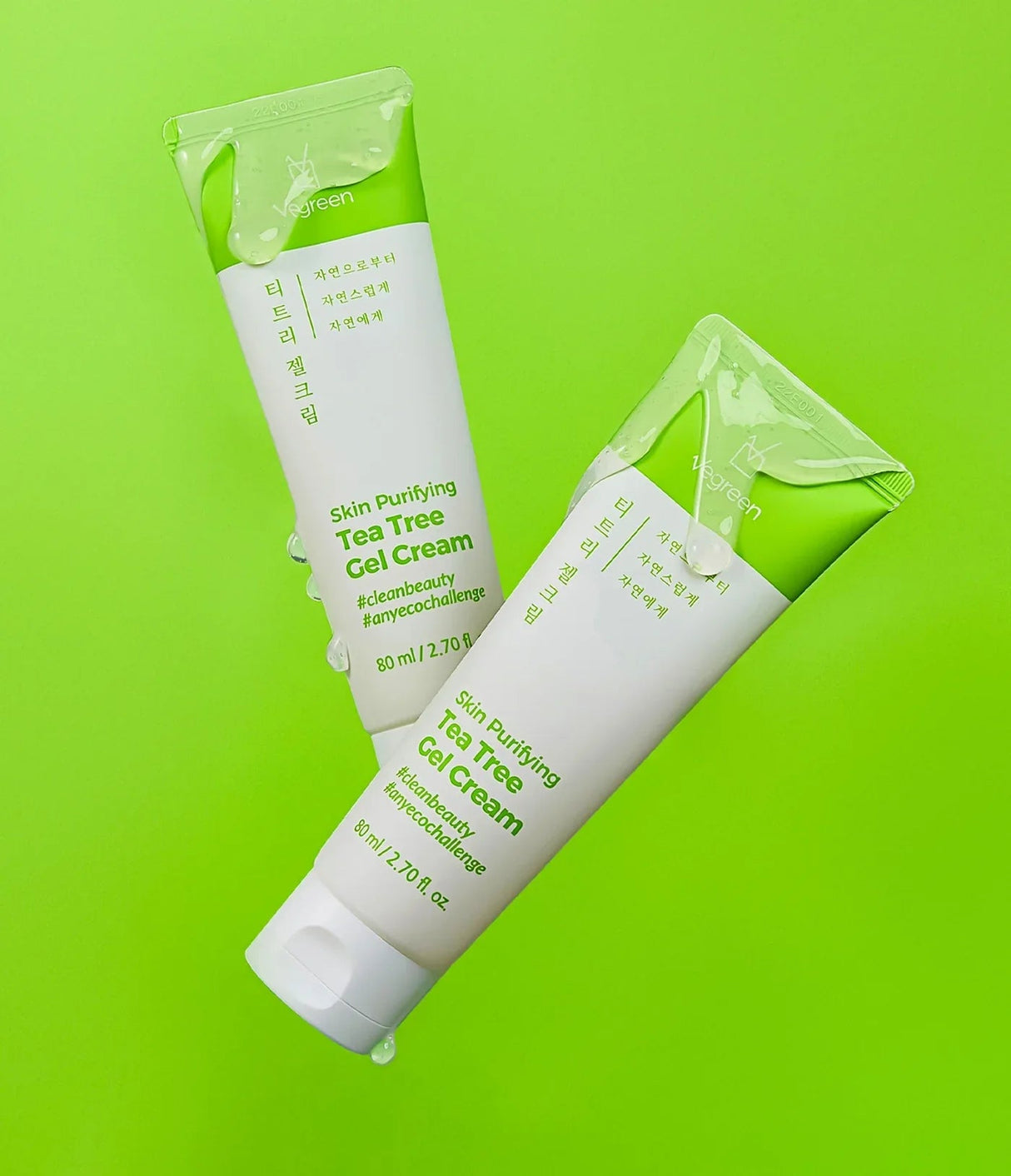 VEGREEN | ISkin Purifying Tea Tree Gel Cream - InternationalCosmetic