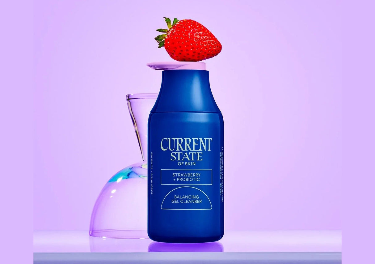 CURRENT STATE | Strawberry + Probiotic Balancing Gel Cleanser - 150ml - InternationalCosmetic