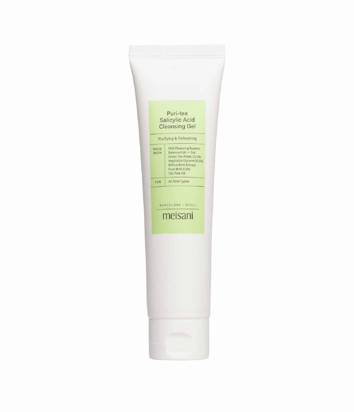 MEISANI | Puri-Tea Salicylic Acid Cleansing Gel - InternationalCosmetic