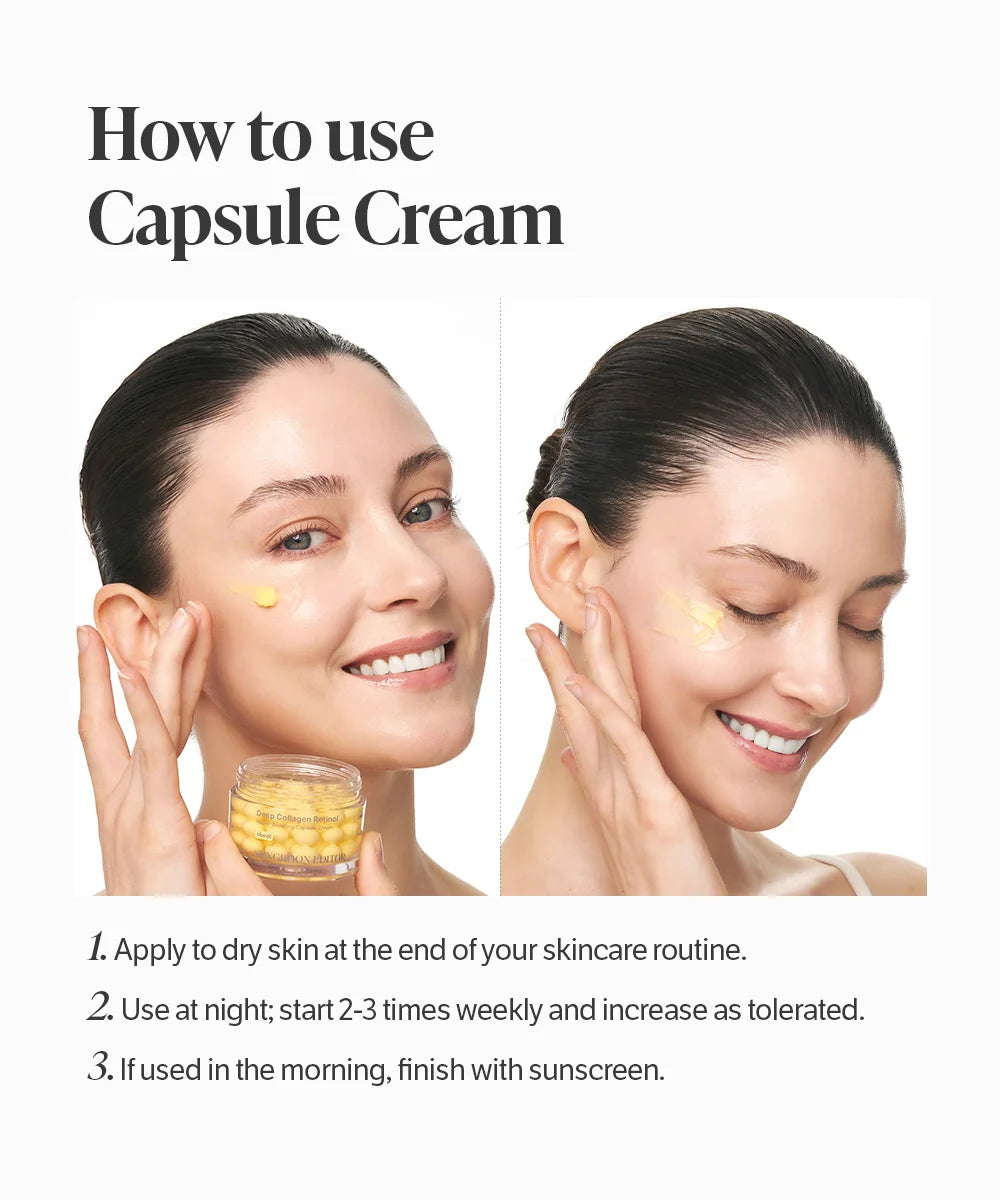 SUNGBOON EDITOR | Deep Collagen Retinol Power Boosting Capsule Cream - 50ml