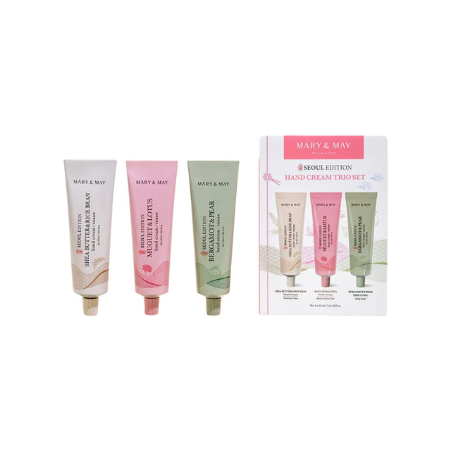 MARY & MAY | Seoul Edition Hand Cream Trio Set - 3x50ml