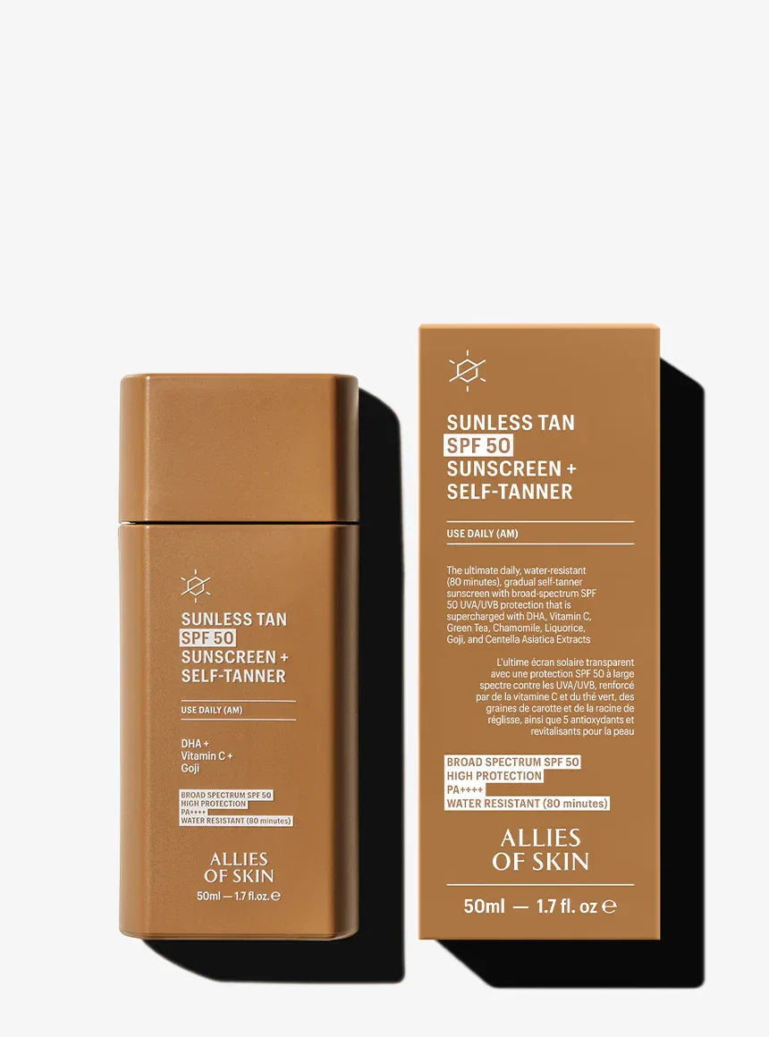 ALLIES OF SKIN | Sunless Tan SPF 50 Daily Self Tanner - 50ml - InternationalCosmetic