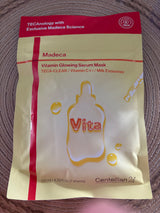 CENTELLIAN 24 | Madeca Vitamin Glowing Serum Mask - 130ml (7 mascarillas) - imagen 2