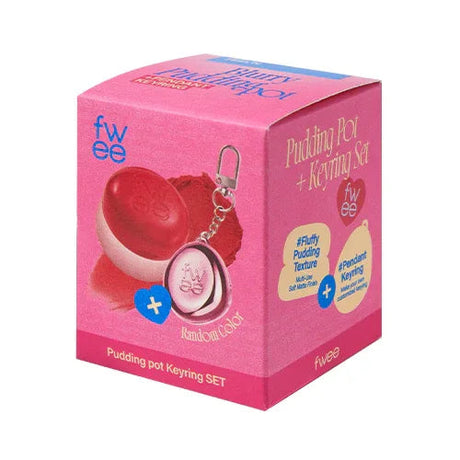 FWEE | Lip & Cheek Blurry Pudding Pot Keyring Set - InternationalCosmetic