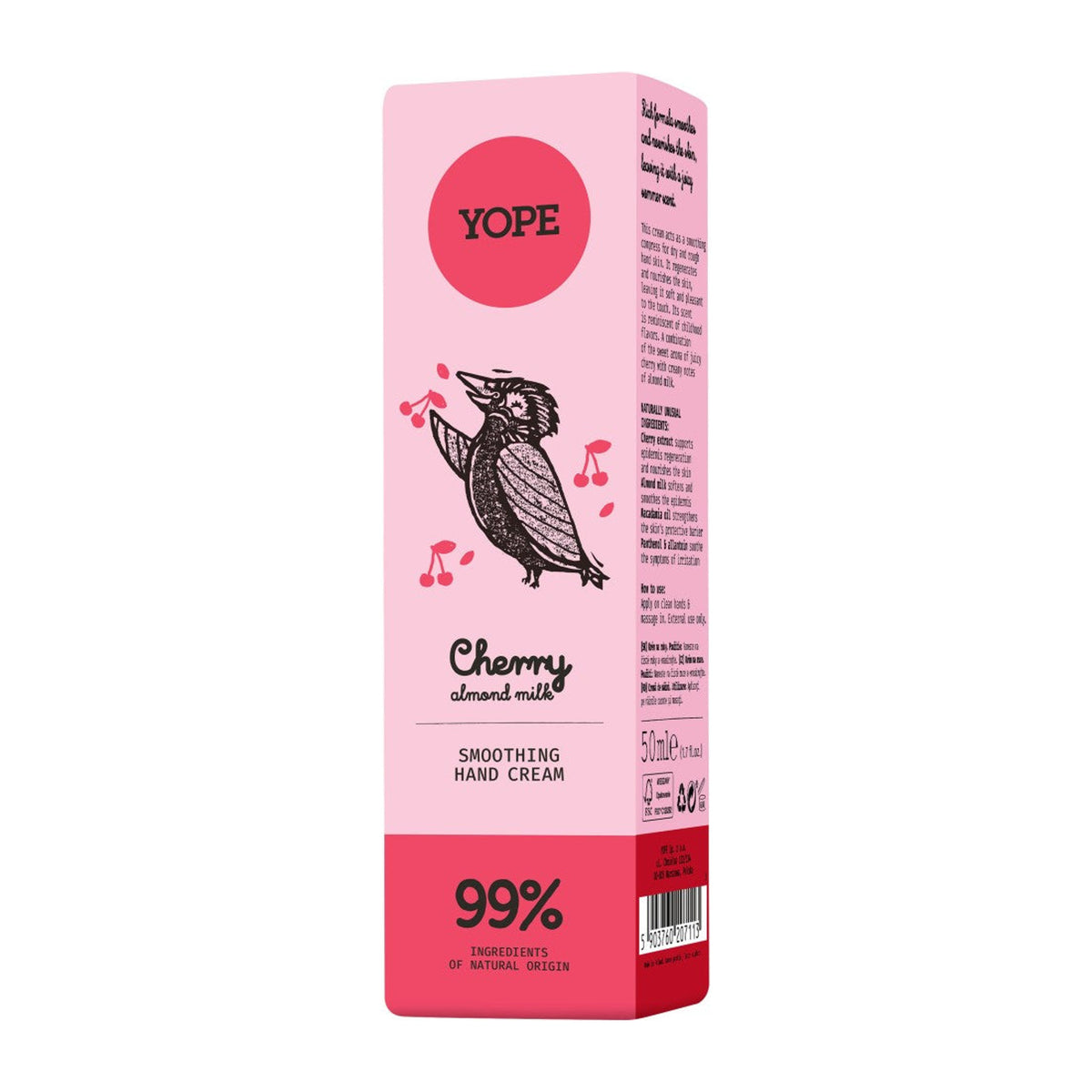 YOPE | Cherry & Almond Milk Hand Cream - 50ml