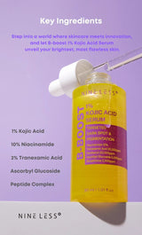 NINE LESS | B-Boost 1% Kojic Acid Serum Muestra - 2ml - InternationalCosmetic