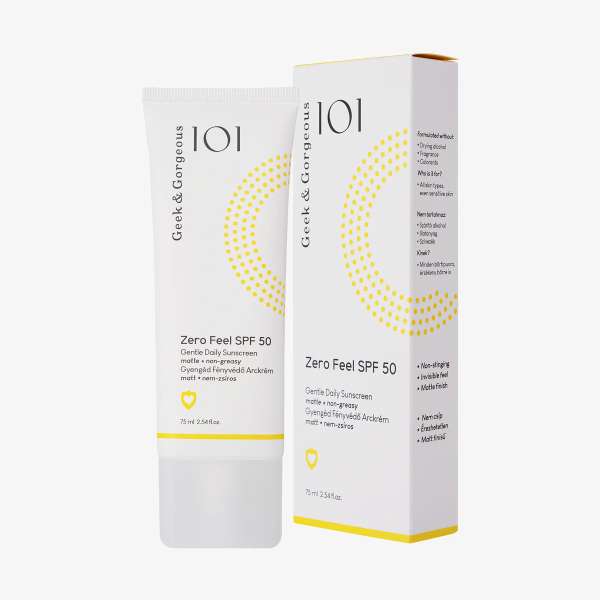 GEEK & GORGEOUS | Zero Feel SPF 50 - 75ml