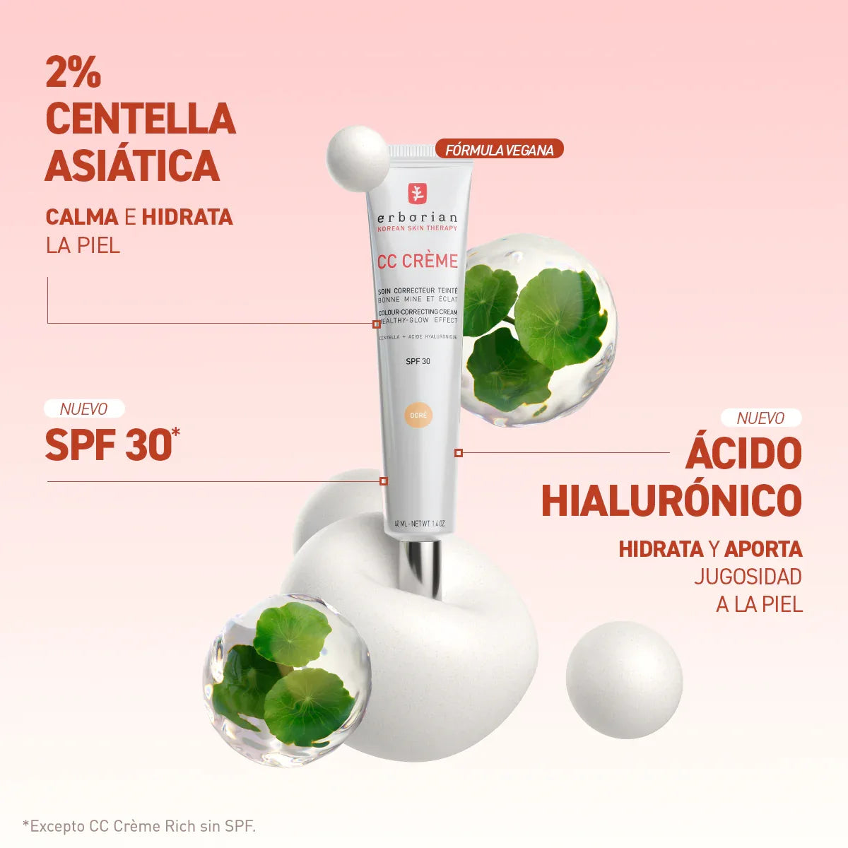 ERBORIAN | CC Cream SPF30 - 40ml - InternationalCosmetic