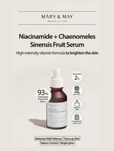 MARY & MAY | Tamaño viaje - Mary&May Niacinamide + Chaenomeles Serum Mini - 10ml - InternationalCosmetic