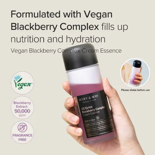 MARY & MAY | Blackberry Complex Cream Essence - InternationalCosmetic