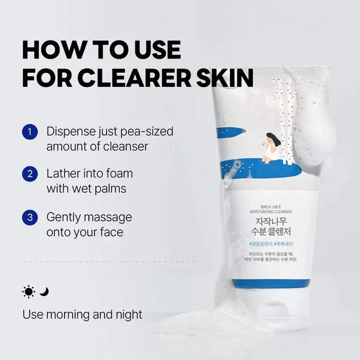 ROUND LAB | Birch Juice Moisturizing Cleanser - 150 ml - InternationalCosmetic