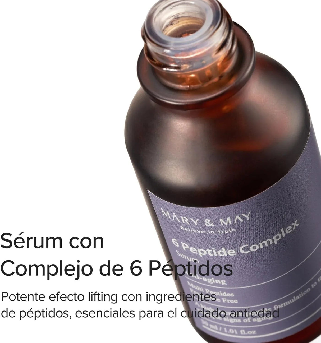MARY & MAY | 6 Peptide Complex Serum - 30 ml - InternationalCosmetic