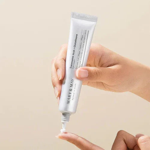 MARY & MAY | Tranexamic Acid + Glutathione Eye Cream - InternationalCosmetic