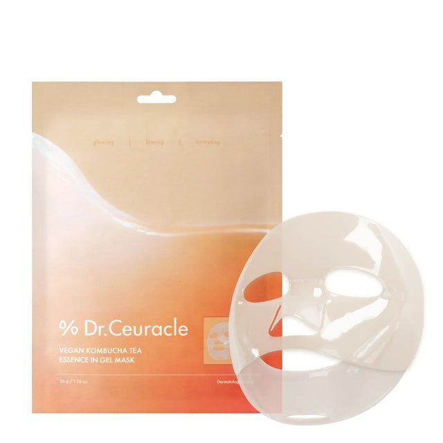 DR. CEURACLE | Vegan Kombucha Tea Essence in Gel Mask - 1 ud - InternationalCosmetic