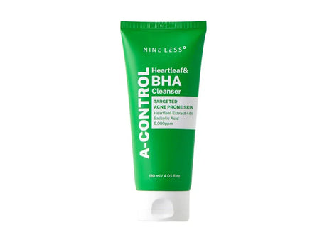 NINE LESS | A-Control Heartleaf & BHA Cleanser - InternationalCosmetic