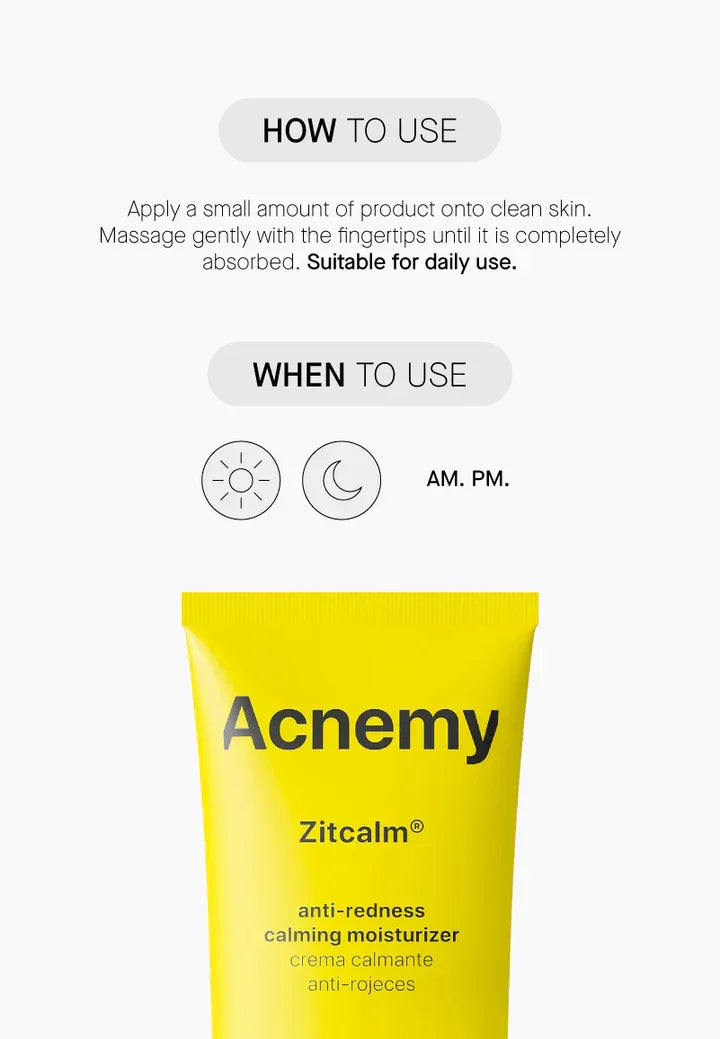 ACNEMY | Zitcalm Anti-Redness Calming Moisturizer - 50ml - InternationalCosmetic