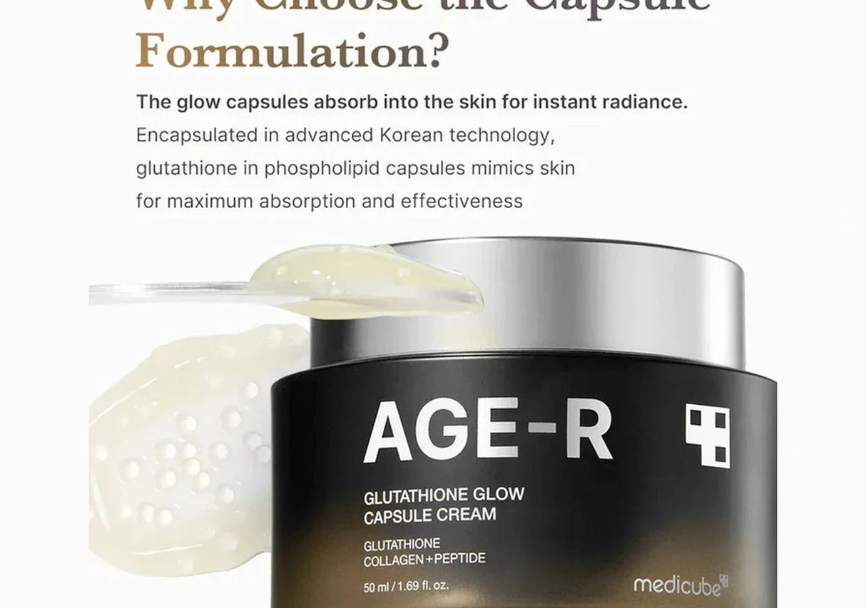 MEDICUBE | AGE-R Glutathione Glow Capsule Cream - 50 ml - InternationalCosmetic