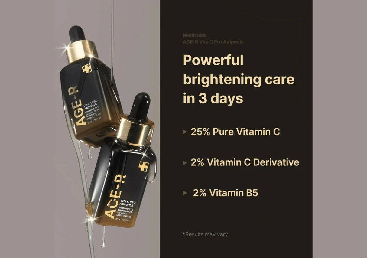 MEDICUBE | AGE-R Vita C Pro Ampoule - 20 ml - InternationalCosmetic