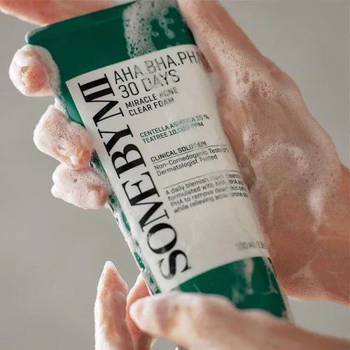 SOME BY MI | AHA BHA PHA 30 Days Miracle Acne Clear Foam - 100ml - InternationalCosmetic