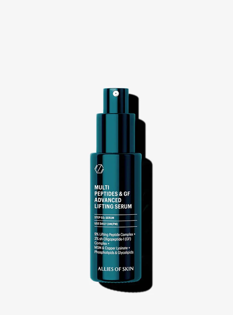 ALLIES OF SKIN | Multi Peptides & GF Advanced Lifting Serum Mini - 7ml - InternationalCosmetic