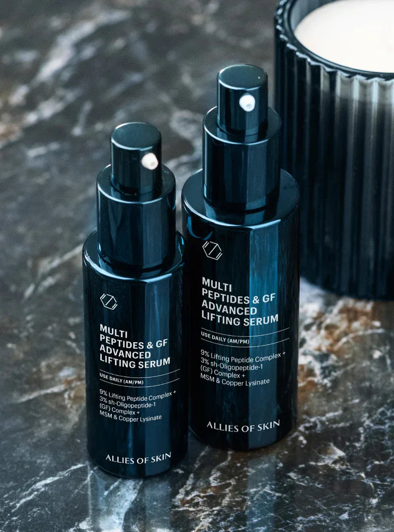 ALLIES OF SKIN | Multi Peptides & GF Advanced Lifting Serum Mini - 7ml - InternationalCosmetic