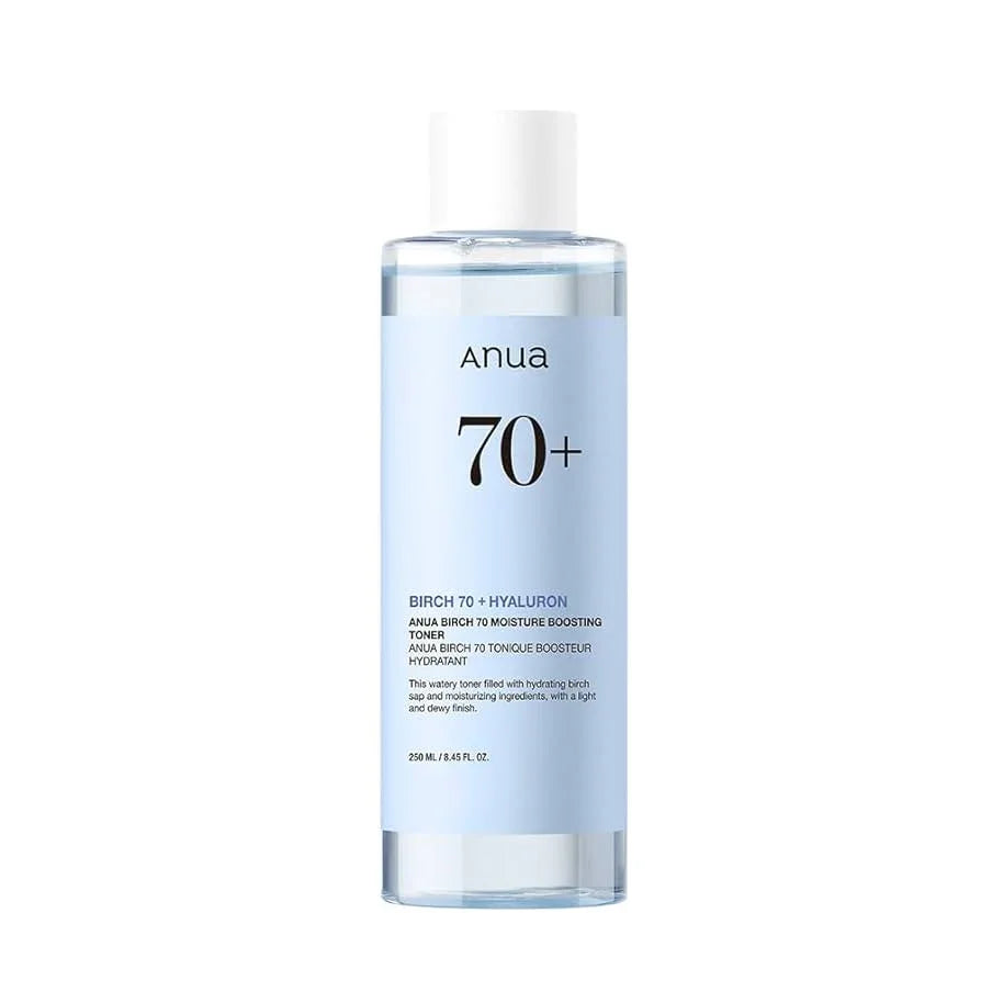 ANUA | Birch 70 + Hyaluron Moisture Boosting Toner - 250ml - InternationalCosmetic