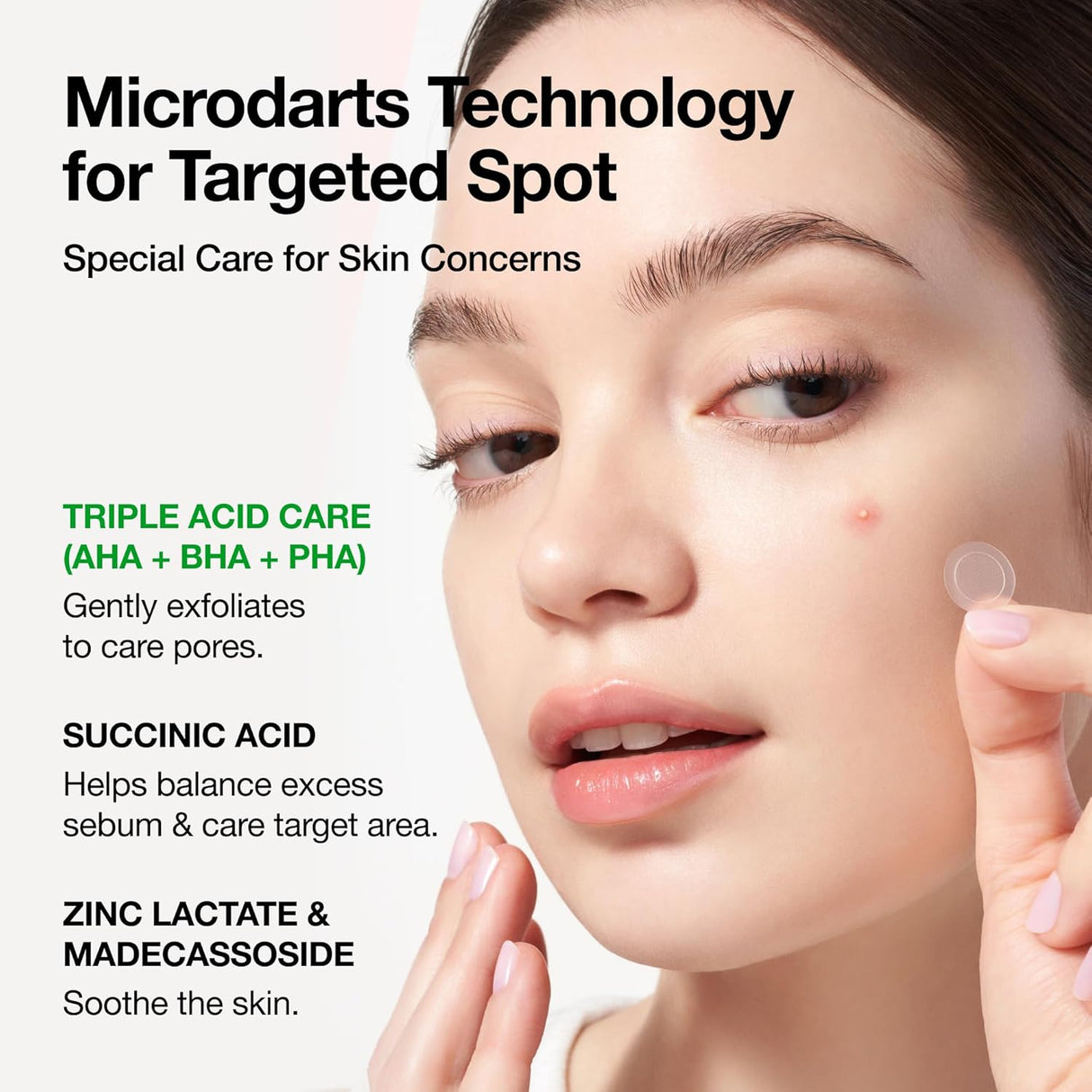 ANUA | Triple Acid Spot Care Microdart Patch 12 uds