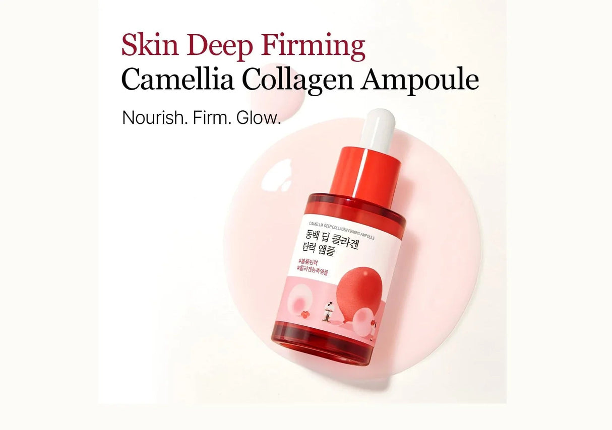 ROUND LAB | Camellia Deep Collagen Firming Ampoule - 30ml - InternationalCosmetic