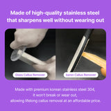 BAREN | Callus Remover Magic Stainless Pro Double Sided Foot File