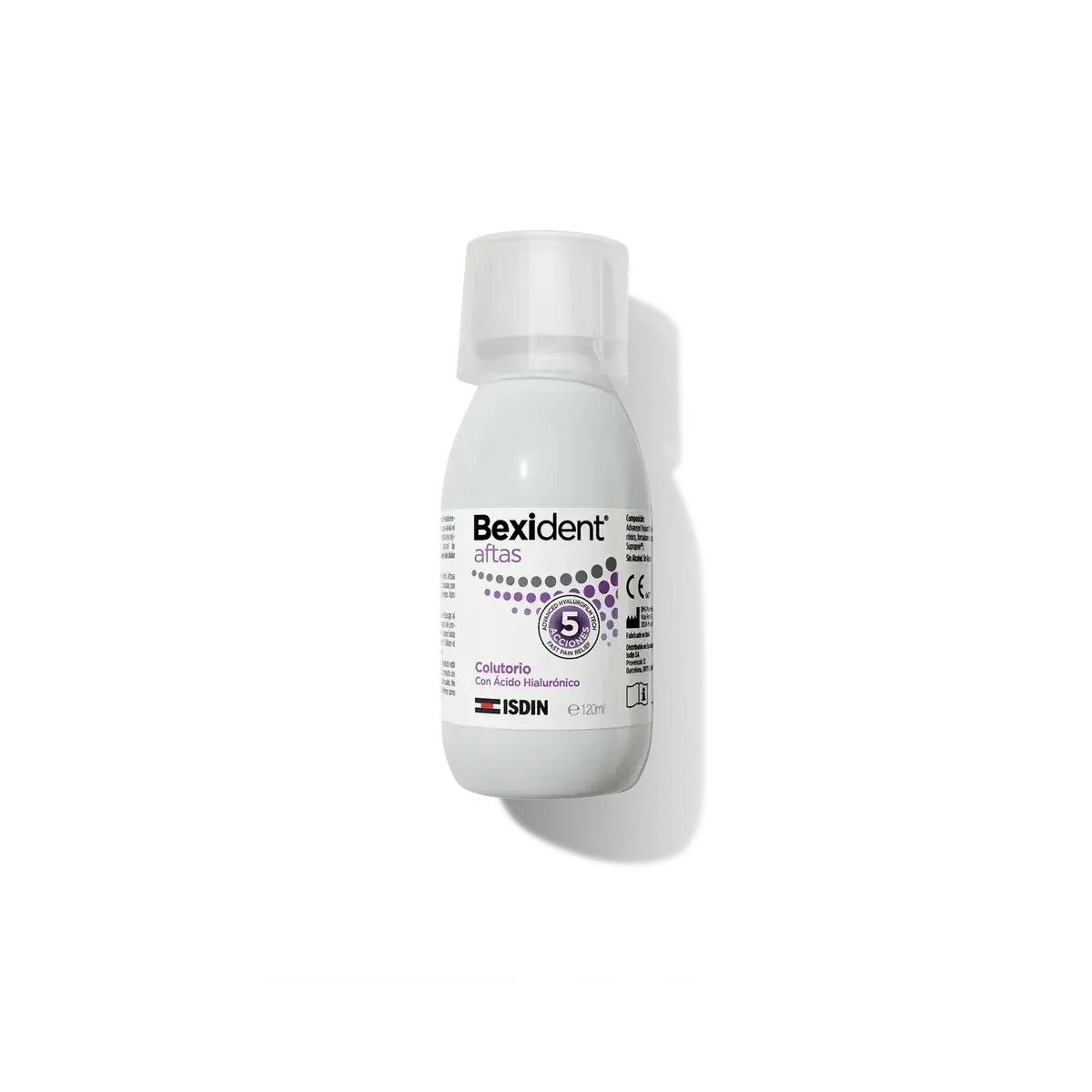 ISDIN | Bexident® Aftas Colutorio con Ácido Hialurónico - 120ml - InternationalCosmetic
