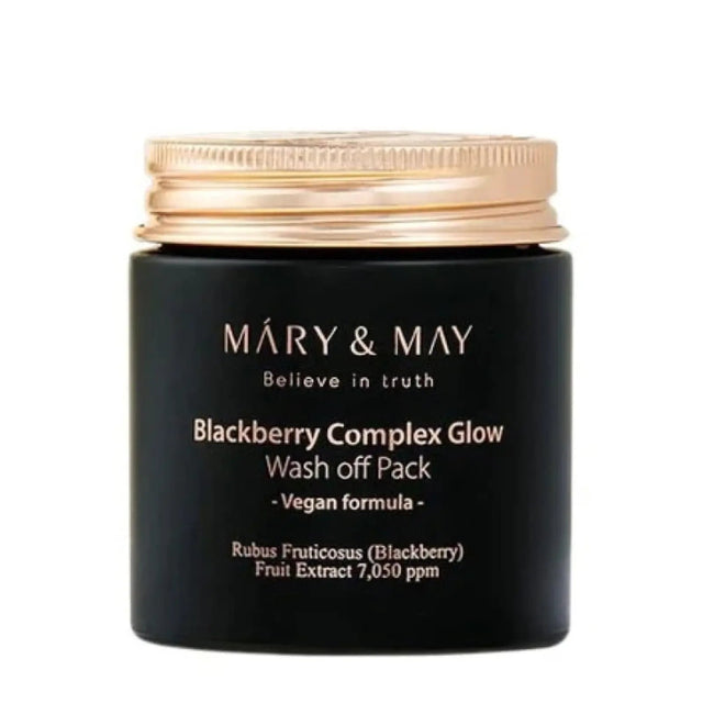 MARY & MAY | Blackberry Complex Glow Wash Off Pack - 125 gr - InternationalCosmetic