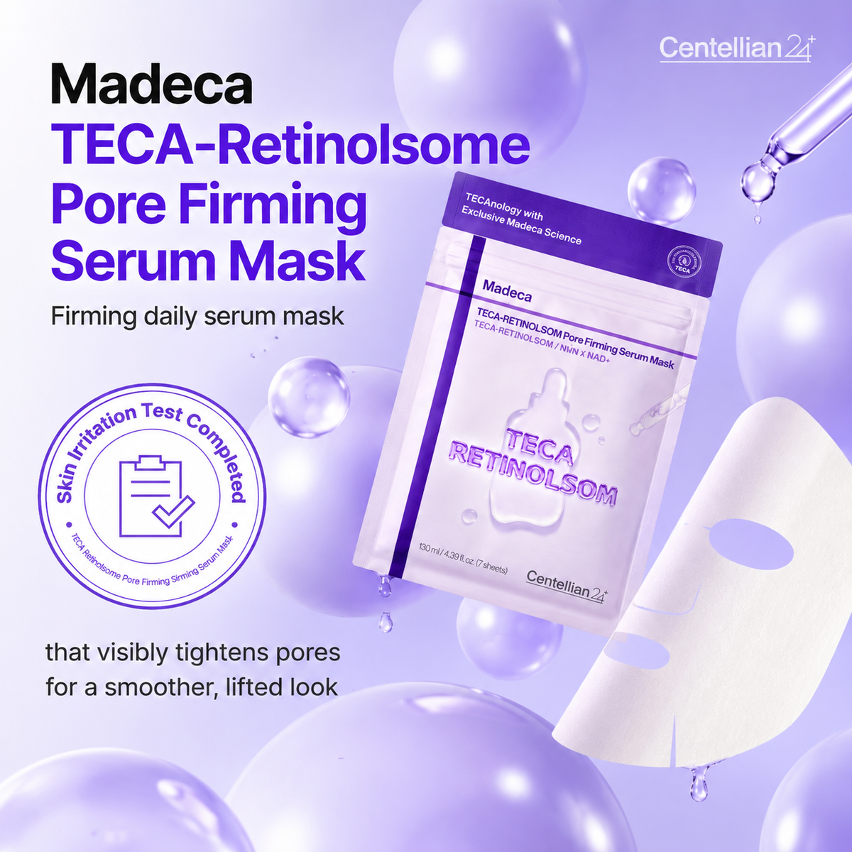 CENTELLIAN 24 | Madeca TECA-RETINOLSOM Pore Firming Serum Mask