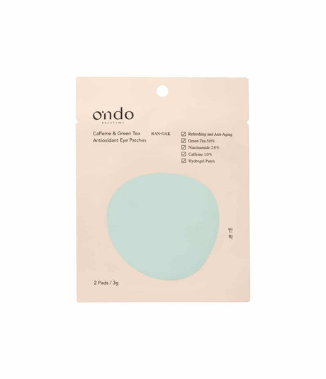 ONDO BEAUTY | Caffeine & Green Tea Antioxidant Eye Patches - 2 ud - InternationalCosmetic