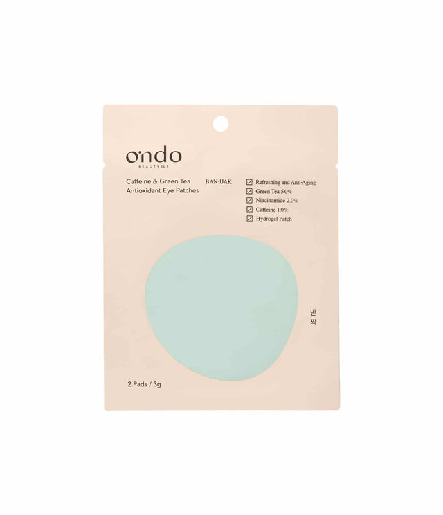 ONDO BEAUTY | Caffeine & Green Tea Antioxidant Eye Patches - 2 ud - InternationalCosmetic