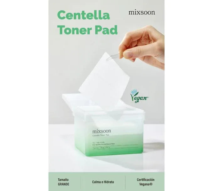 MIXSOON | Centella Toner Pad - 120ud - InternationalCosmetic