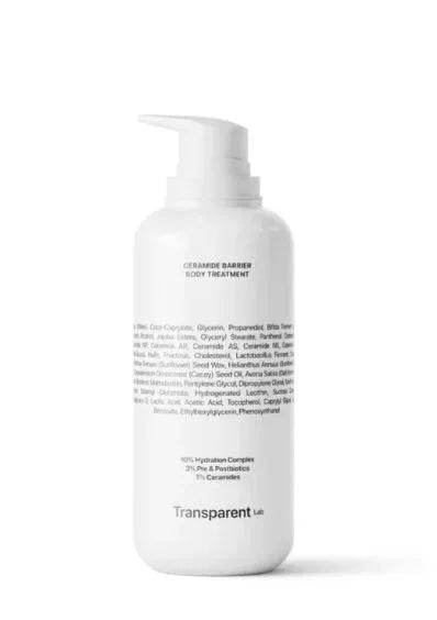 TRANSPARENT LAB | Ceramide Barrier Body Treatment - 400ml - InternationalCosmetic