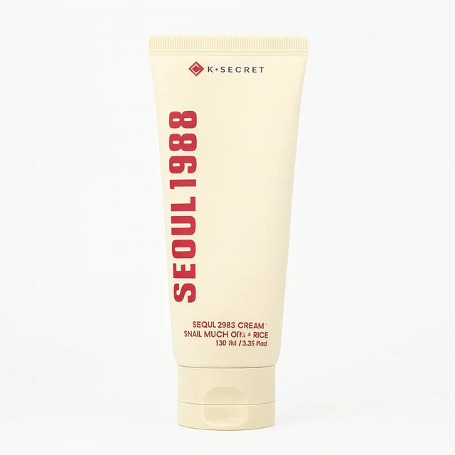 K-SECRET | Seoul 1988 Cream: Snail Mucin 93% + Rice - 100ml - InternationalCosmetic