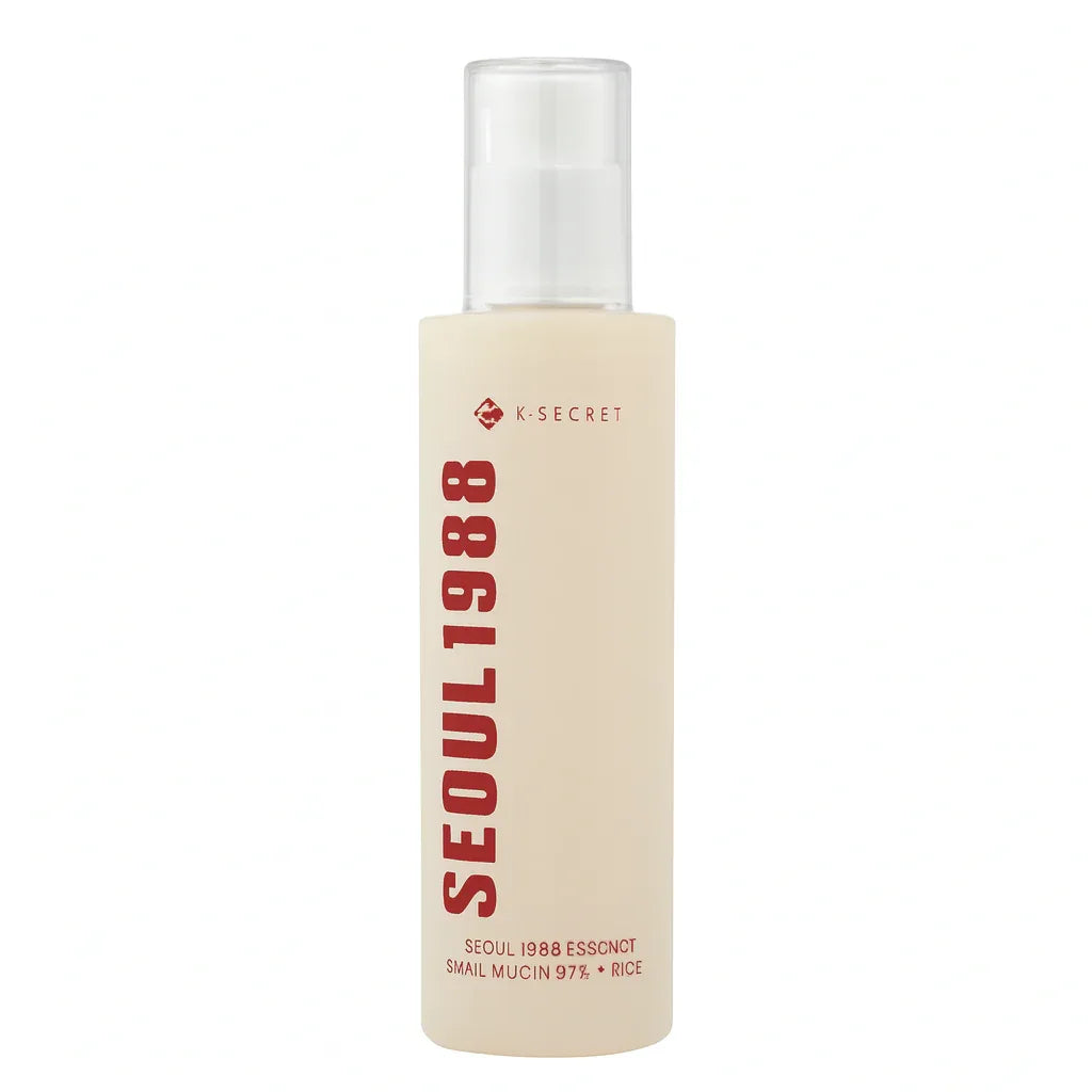 K-SECRET | Seoul 1988 Essence Snail Mucin 97 % + Rice - 100 ml - InternationalCosmetic