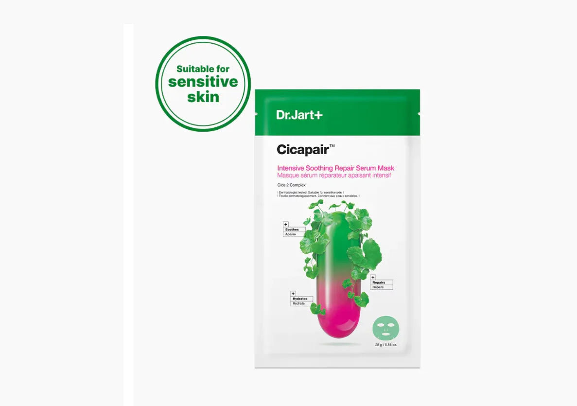 DR. JART | Cicapair Intensive Soothing Repair Serum Mask - InternationalCosmetic