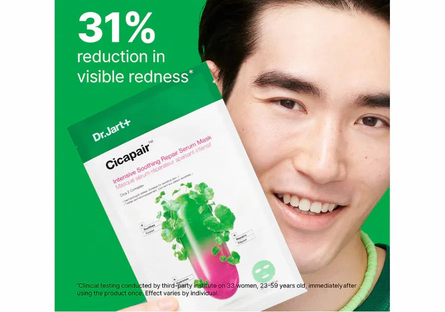 DR. JART | Cicapair Intensive Soothing Repair Serum Mask - InternationalCosmetic