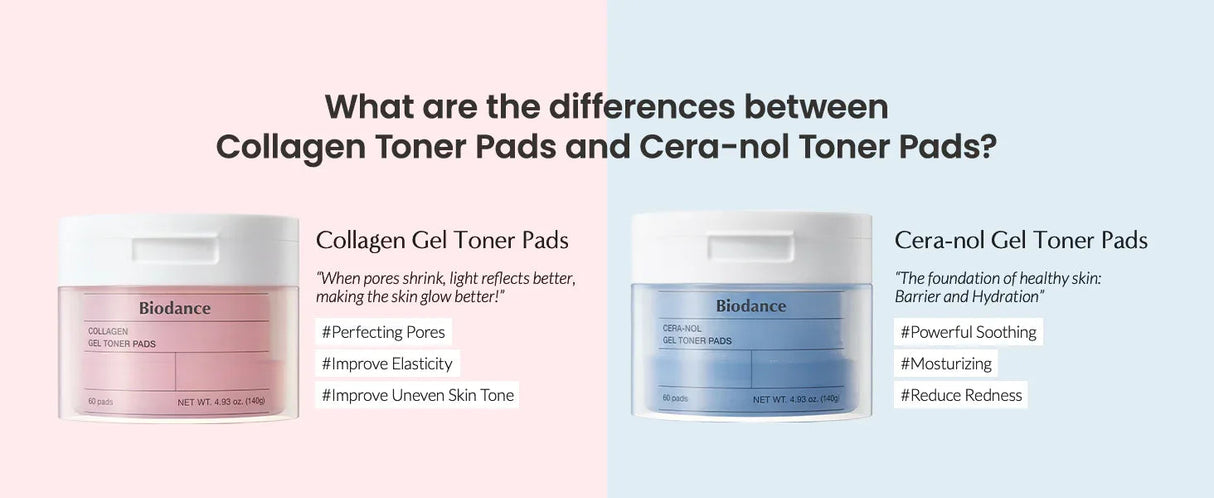 BIODANCE | Collagen Gel Toner Pads - 60ud - InternationalCosmetic