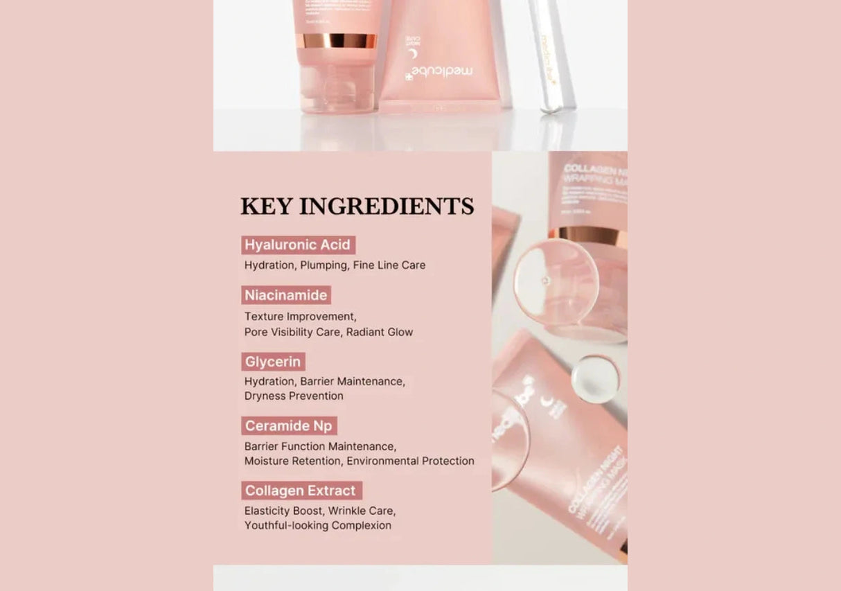MEDICUBE | Collagen Night Wrapping Mask - InternationalCosmetic