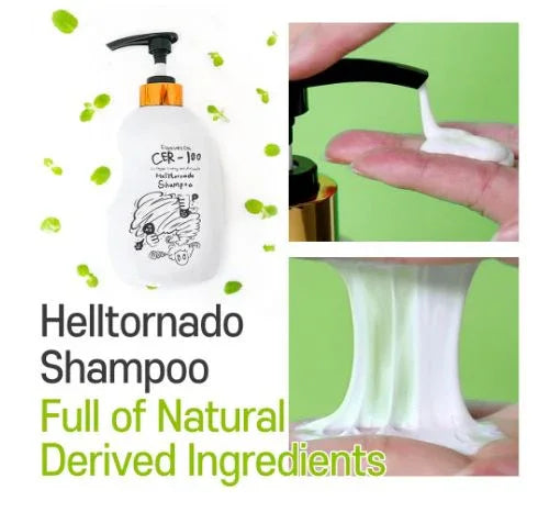 ELIZAVECCA | CER‑100 Collagen Coating Hair A+ Muscle Hell‑Tornado Shampoo - 500ml - InternationalCosmetic