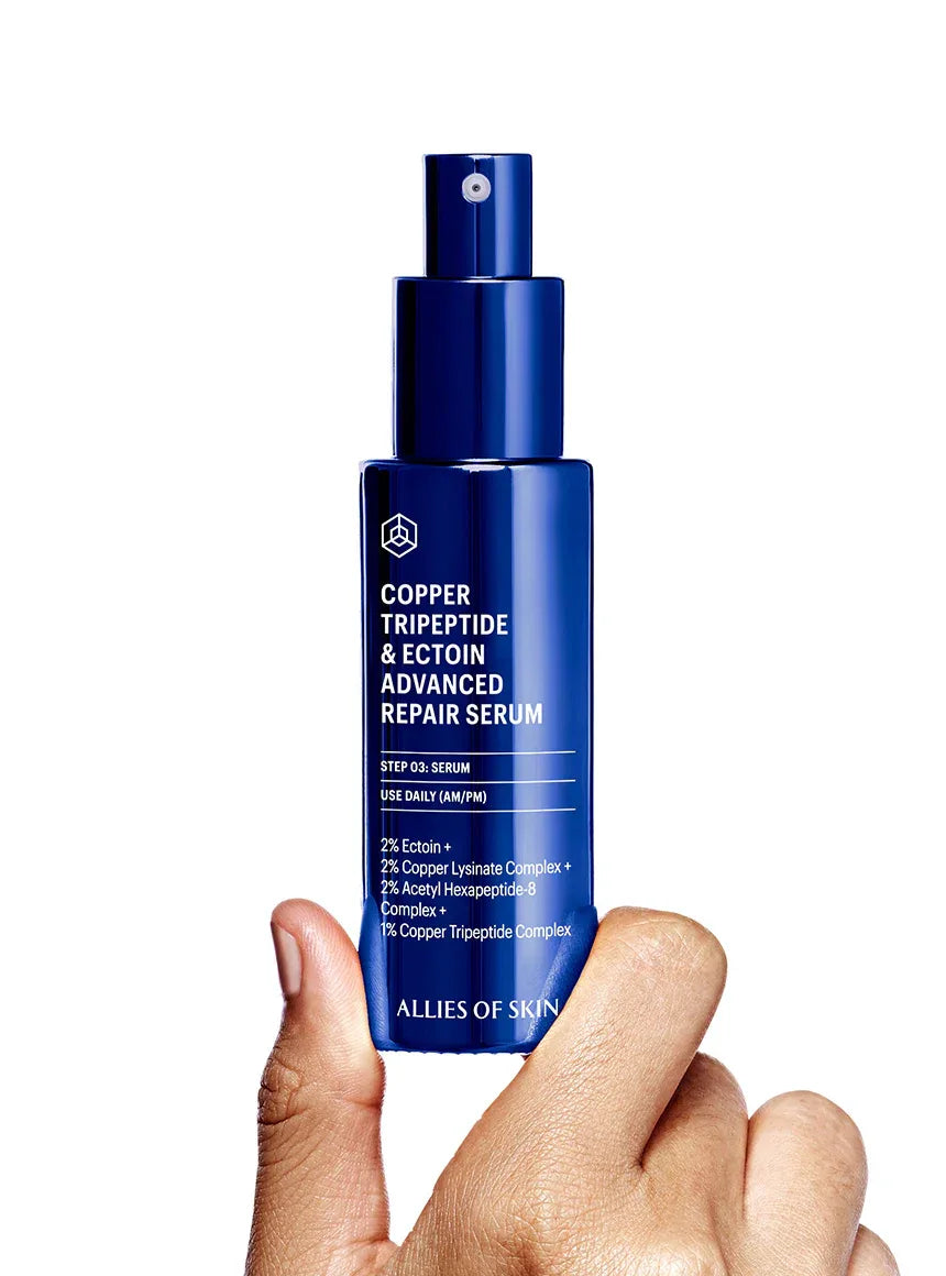 ALLIES OF SKIN | Copper Tripeptide & Ectoin Advanced Repair Serum - 30ml - InternationalCosmetic