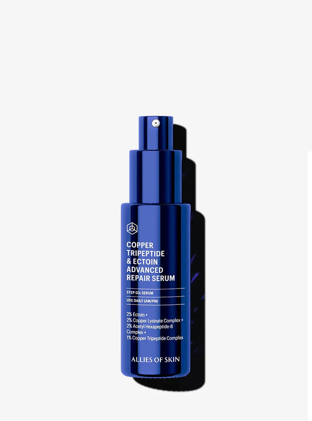 ALLIES OF SKIN | Copper Tripeptide & Ectoin Advanced Repair Serum - 30ml - InternationalCosmetic