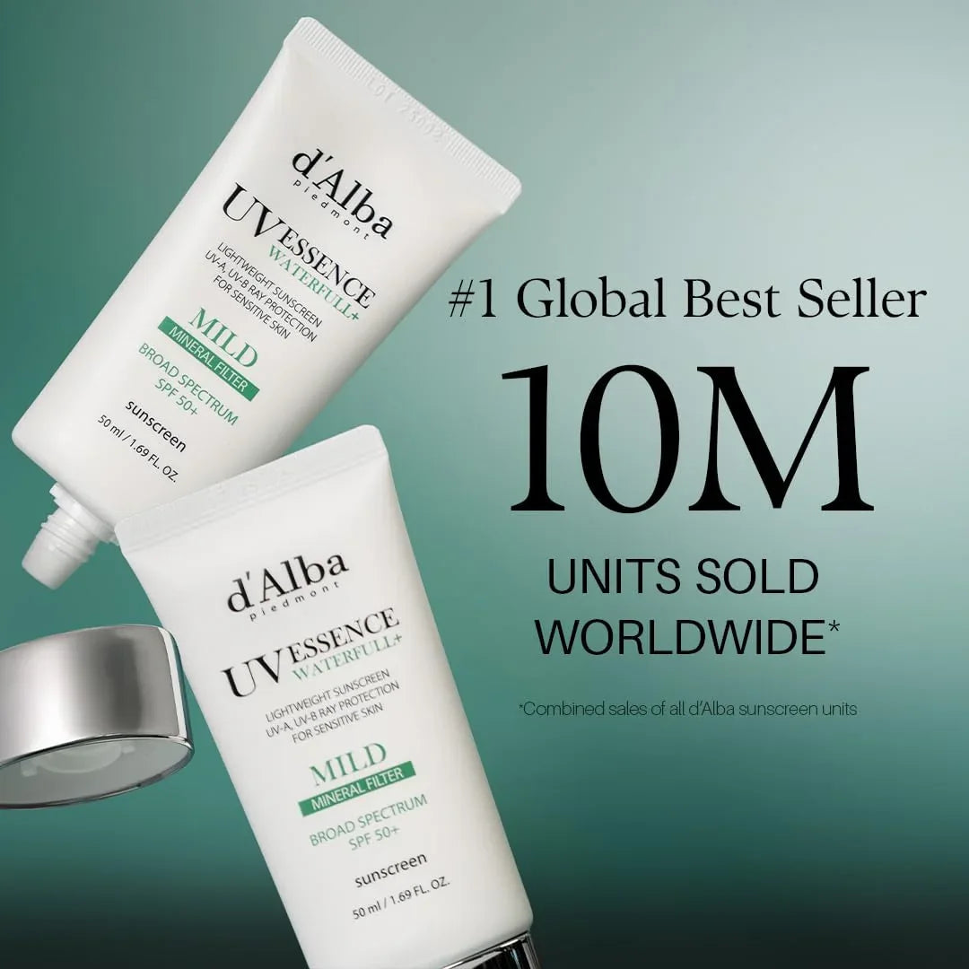 D'ALBA | Waterfull Mild Sunscreen SPF50+ PA++++ - 50ml - InternationalCosmetic