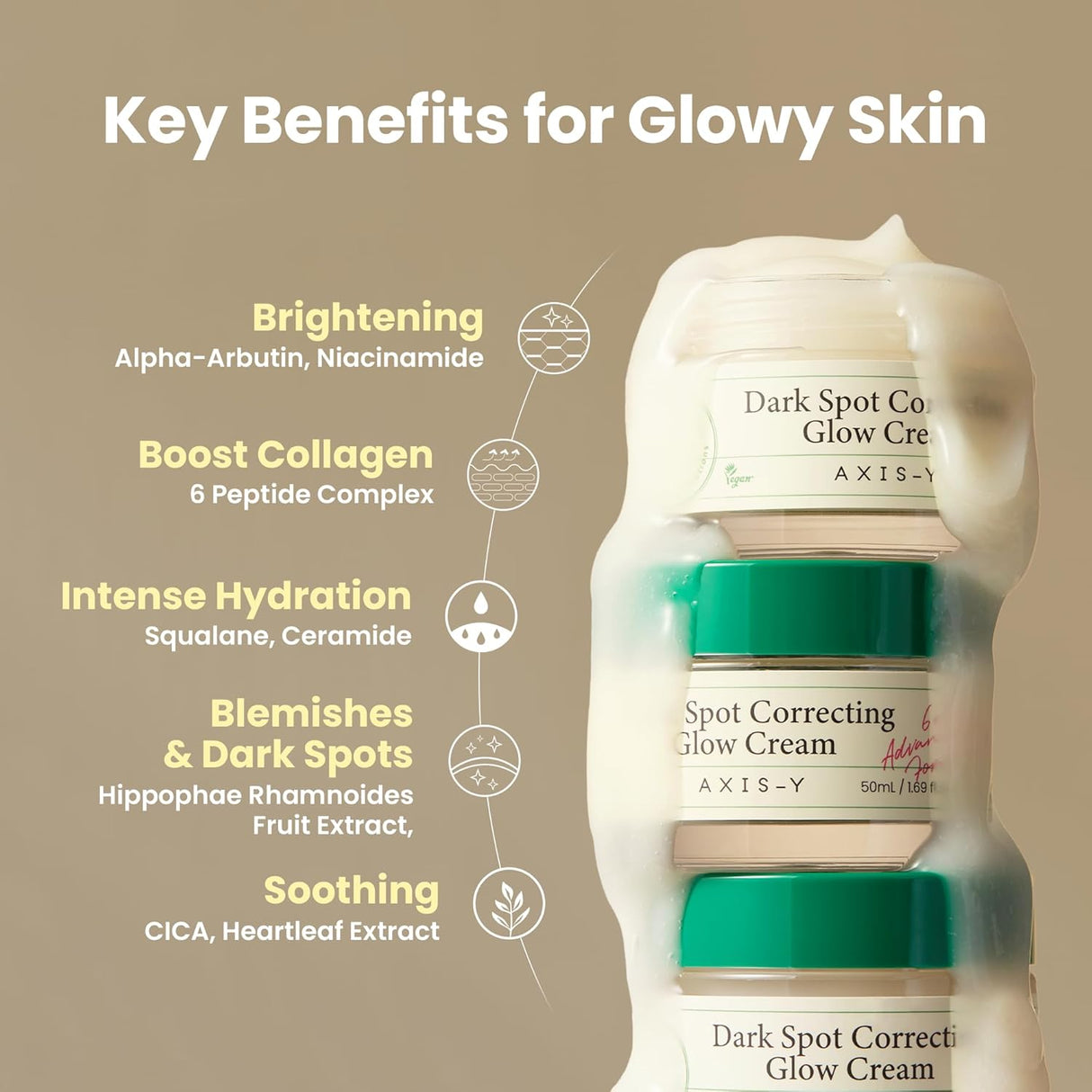 AXIS-Y | Dark Spot Correcting Glow Cream - 50ml